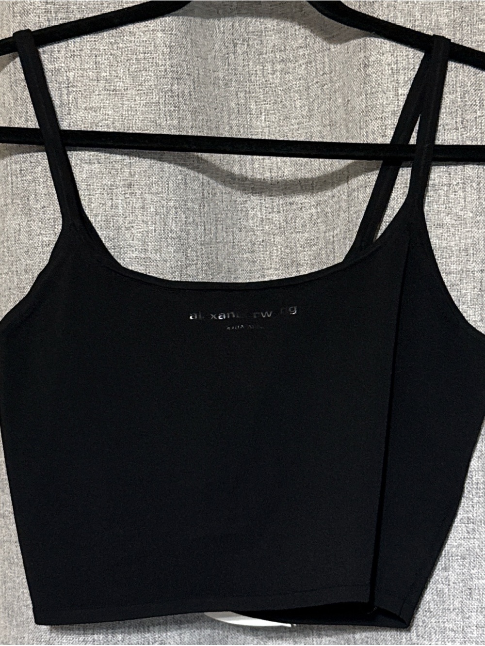 NWT Alexander Wang Scoop Neck Tank Printed High Density Logo - Picture 13 of 15